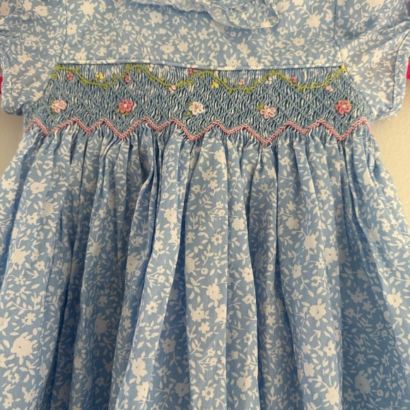 Edgehill Collection Light Blue Floral Dress - Picture 2 of 10